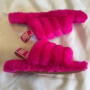 Ugg Fluff Yeah Genuine Shearling Slingback Sandalsz 5